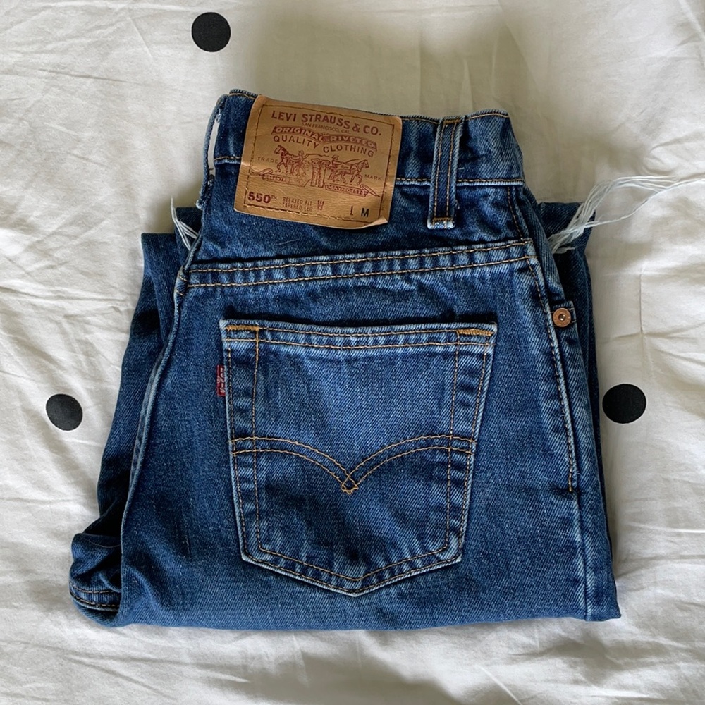 Vintage Dark Wash 550 Levi’s